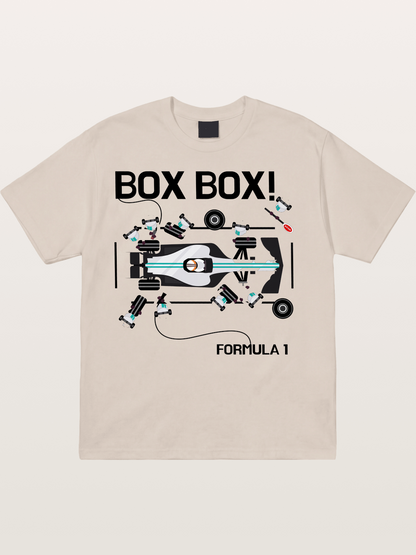 F1 Box Box Pit Stop Graphic Cotton T-shirt