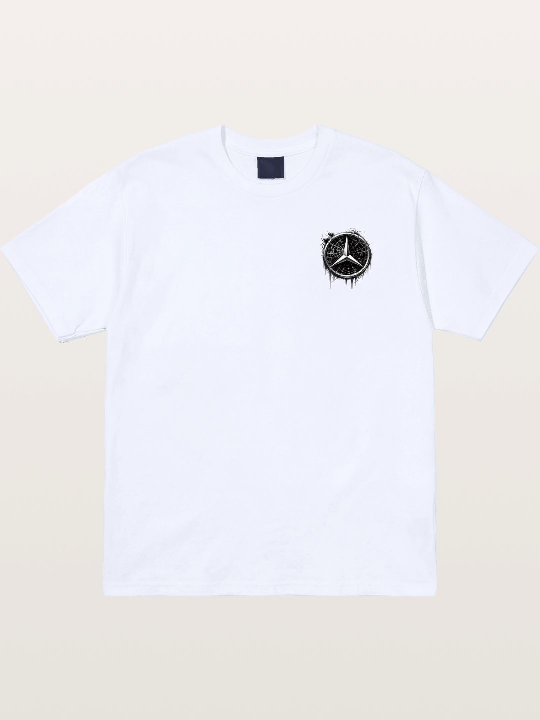 Mercedes Spider Web Logo Art Gildan T-shirt