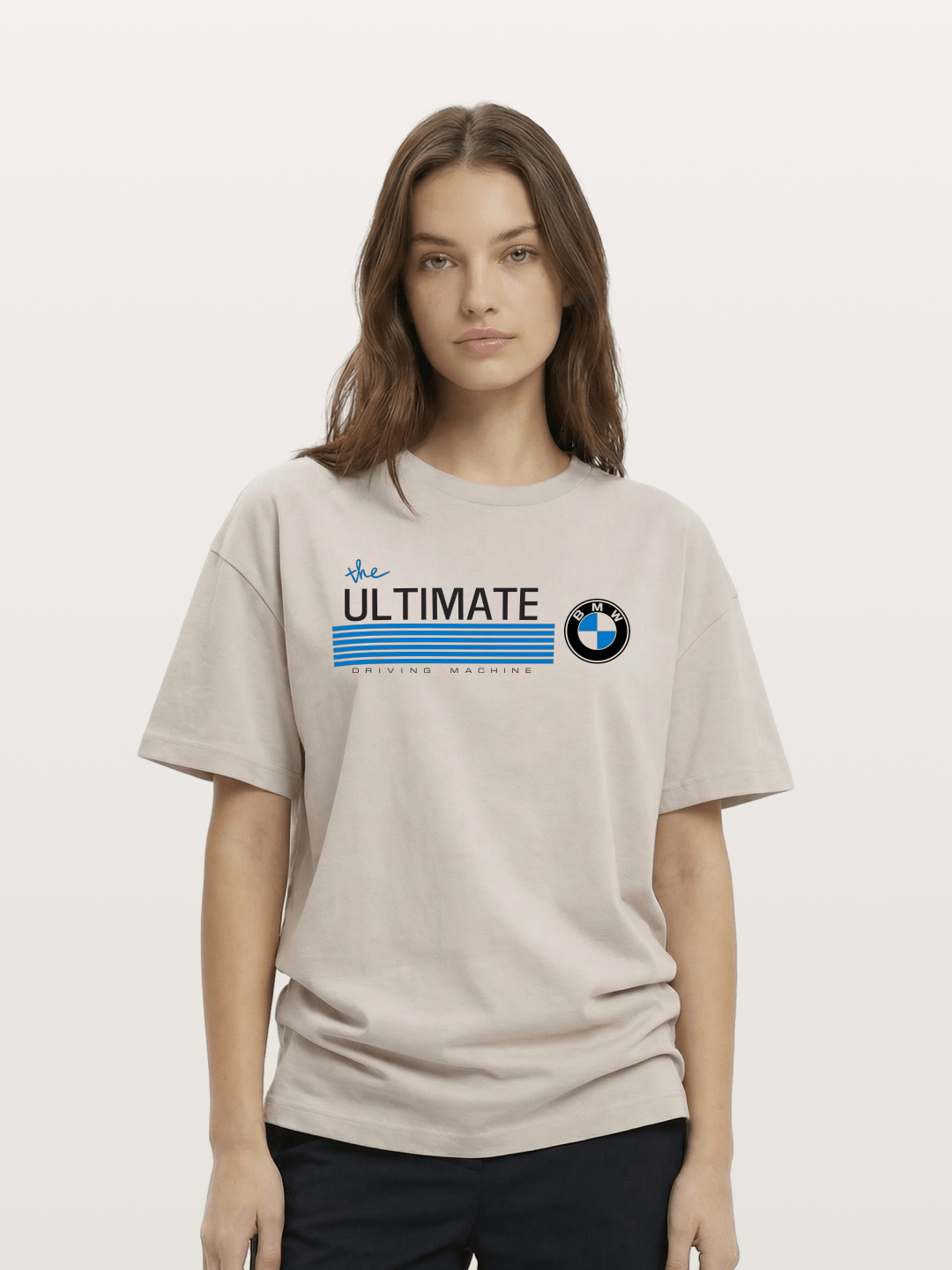 The Ultimate Driving Machine Print Cotton T-shirt