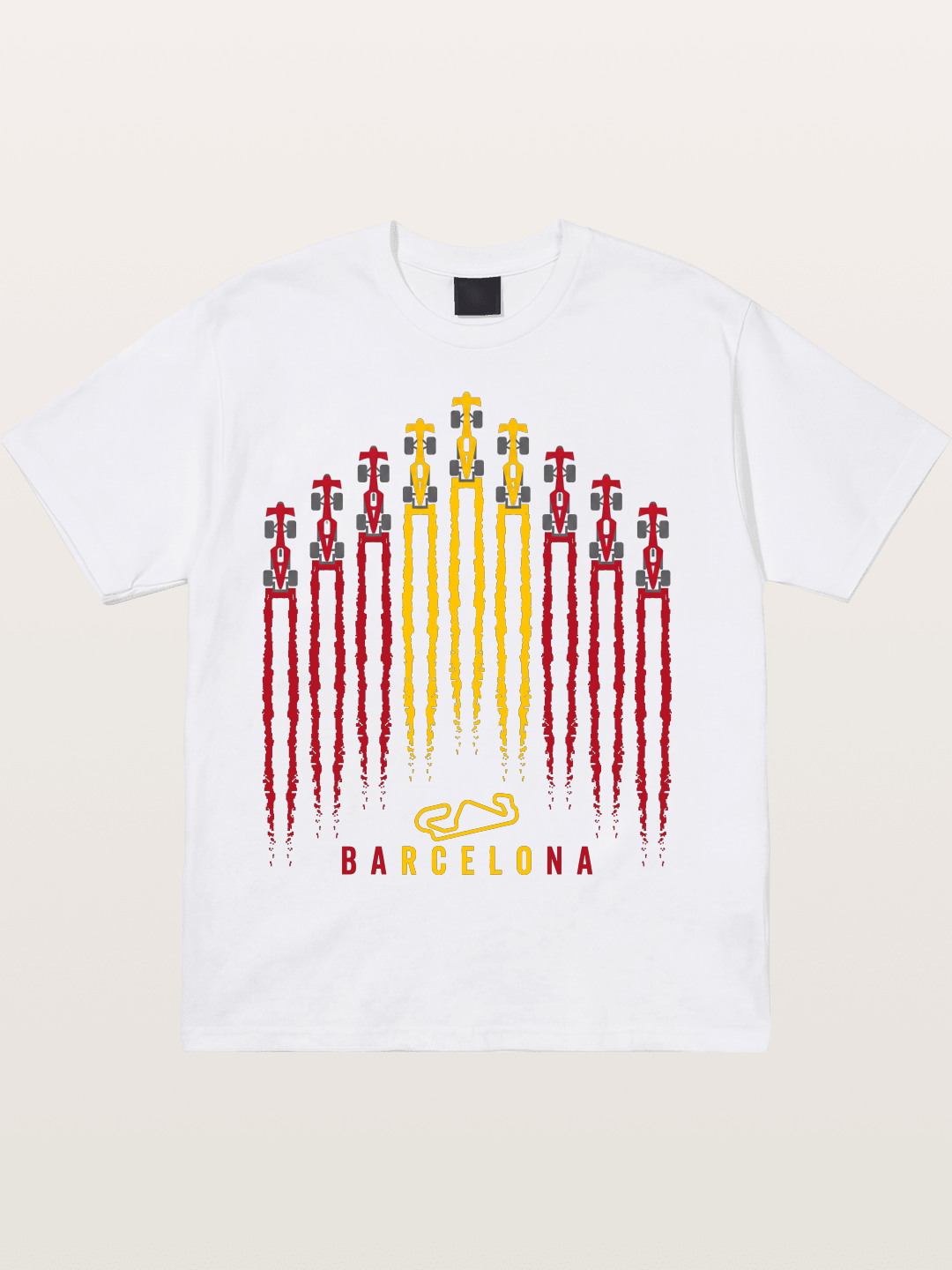 Barcelona GP Racing Column Streaks Cotton T-shirt