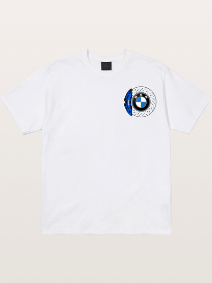 BMW Brake Caliper Logo Art Cotton T-shirt