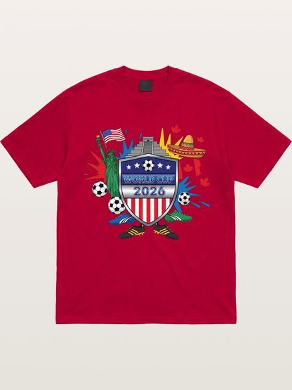 USA Mexico Canada WC Shield Gildan T-shirt