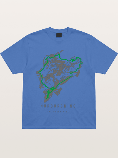 Green Hell Nu?rburgring Track Gildan T-shirt