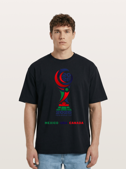 2026 World Cup Logo Art Cotton T-shirt