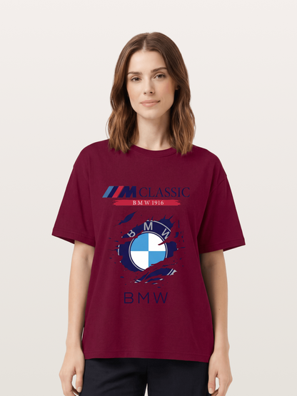 BMW M Colors Tear Effect Gildan T-shirt