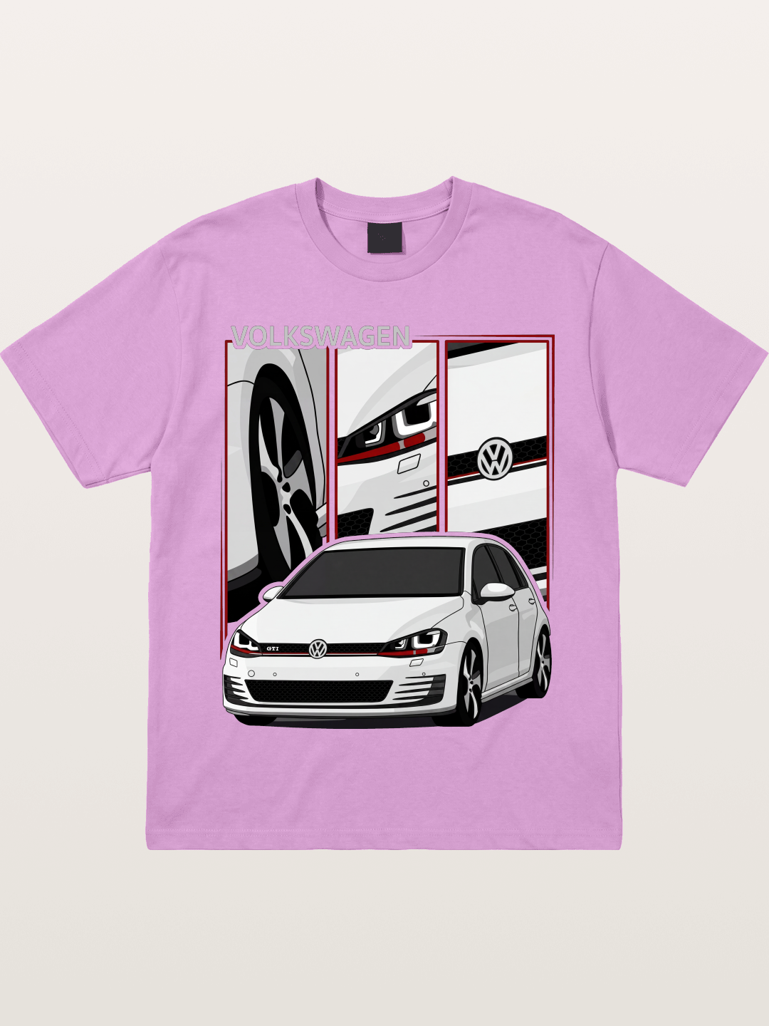 Volkswagen Golf MK7 GTI Front Gildan T-shirt