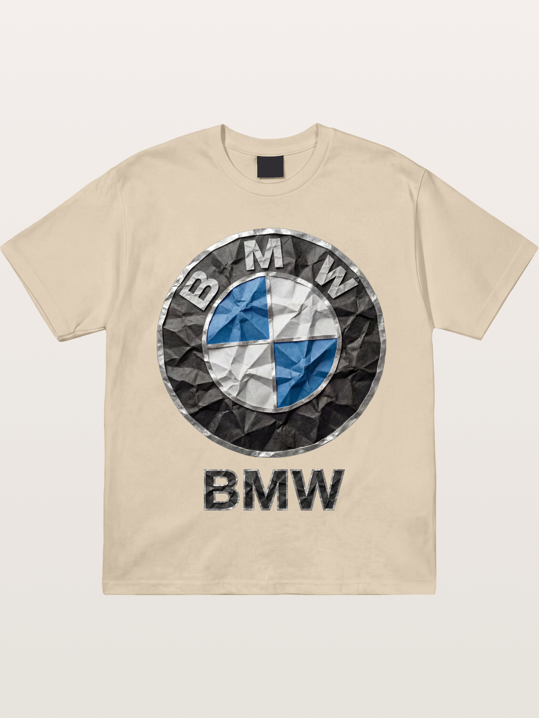 BMW Crumpled Paper Emblem Gildan T-shirt