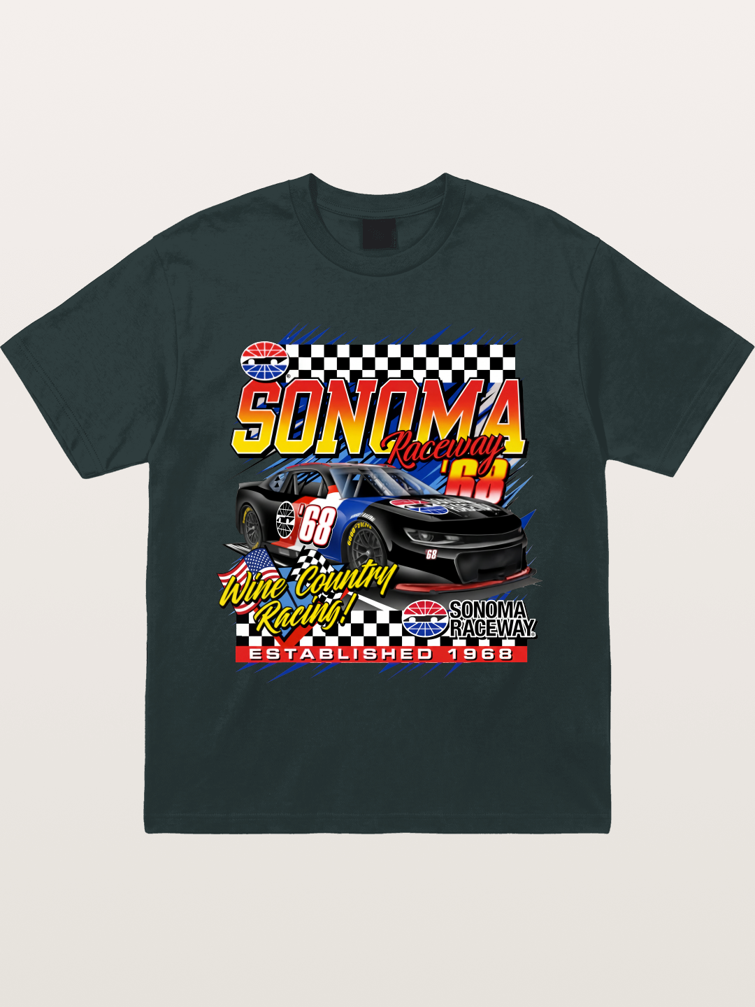 Sonoma NASCAR Wine Country Racing Gildan T-shirt