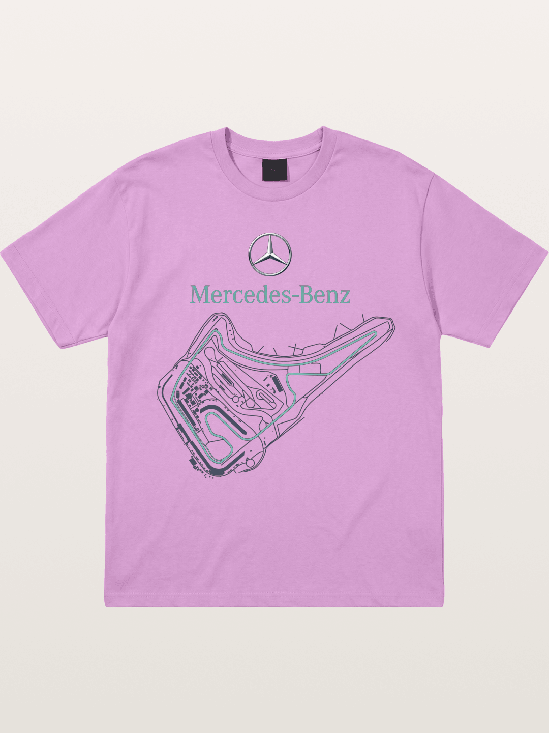 Mercedes Benz Circuit Track Graphic Gildan T-shirt