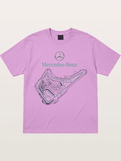 Mercedes Benz Circuit Track Graphic Gildan T-shirt