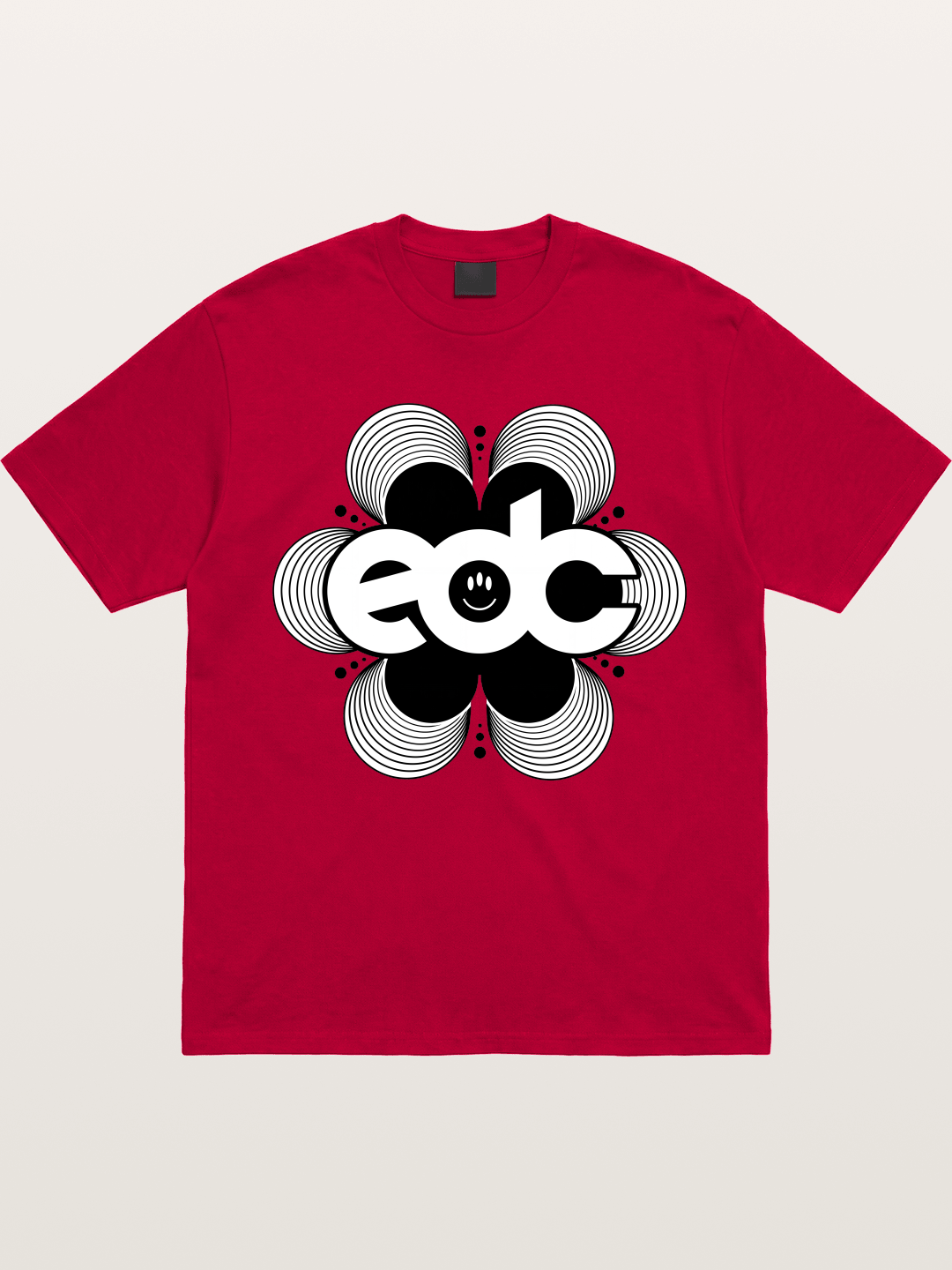 EDC Wavy Daisy Logo Design Gildan T-shirt