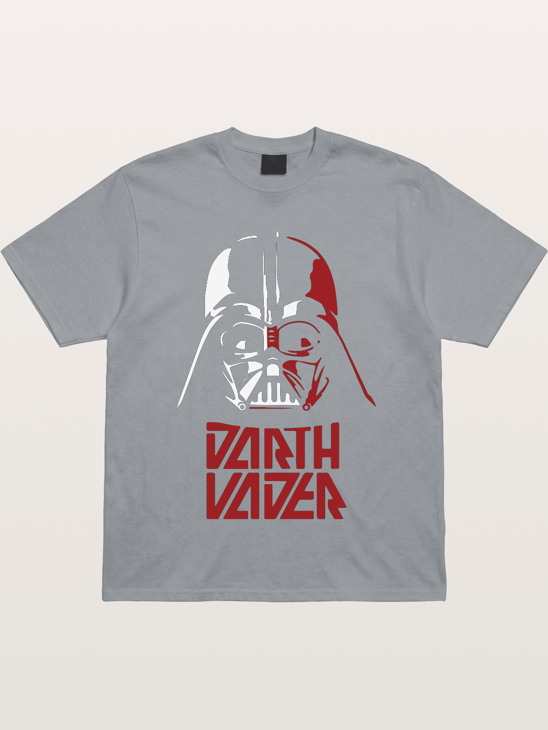 Darth Vader Red White Helmet Gildan T-shirt