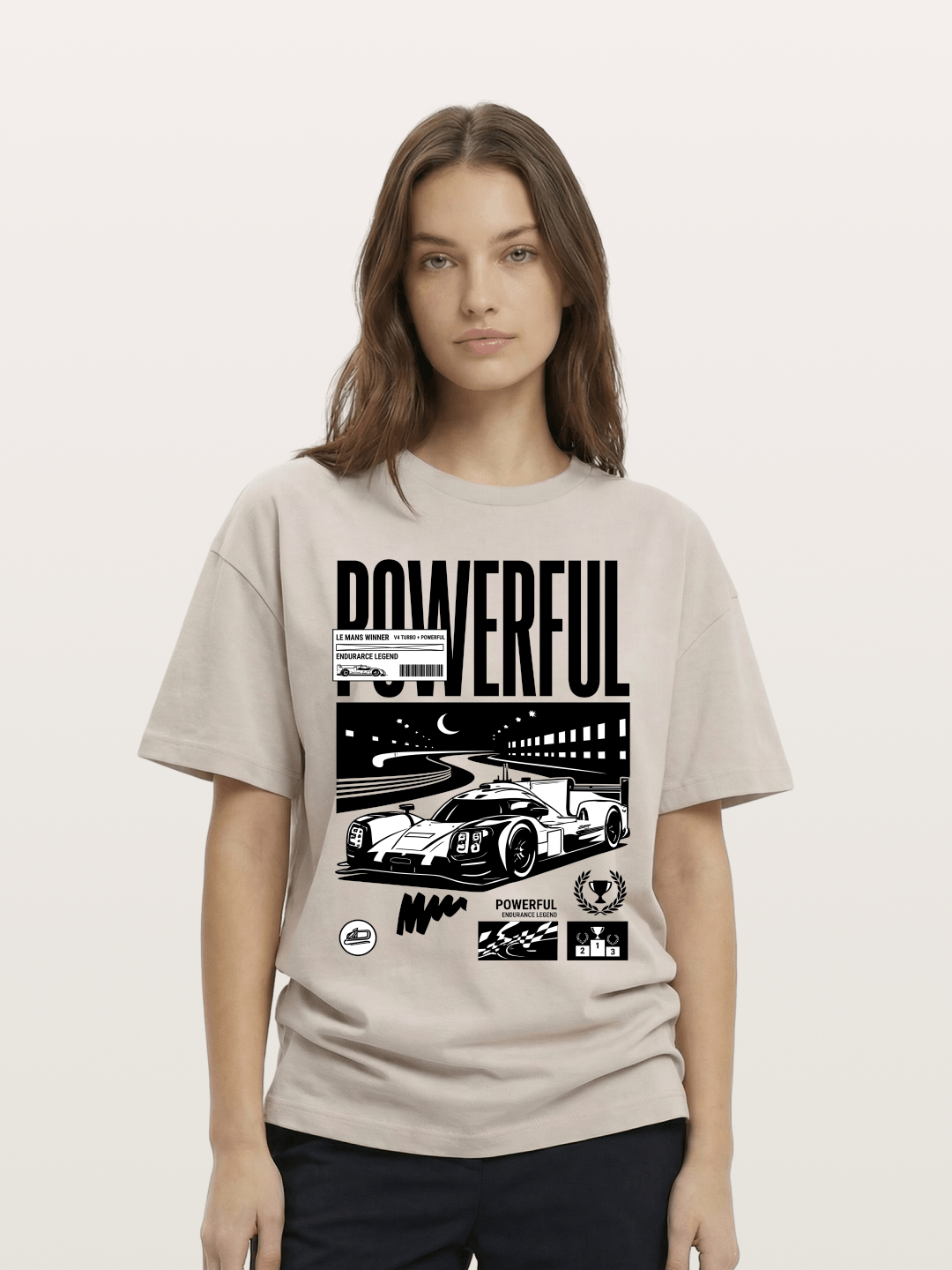 Endurance and powerful legend Cotton T-shirt