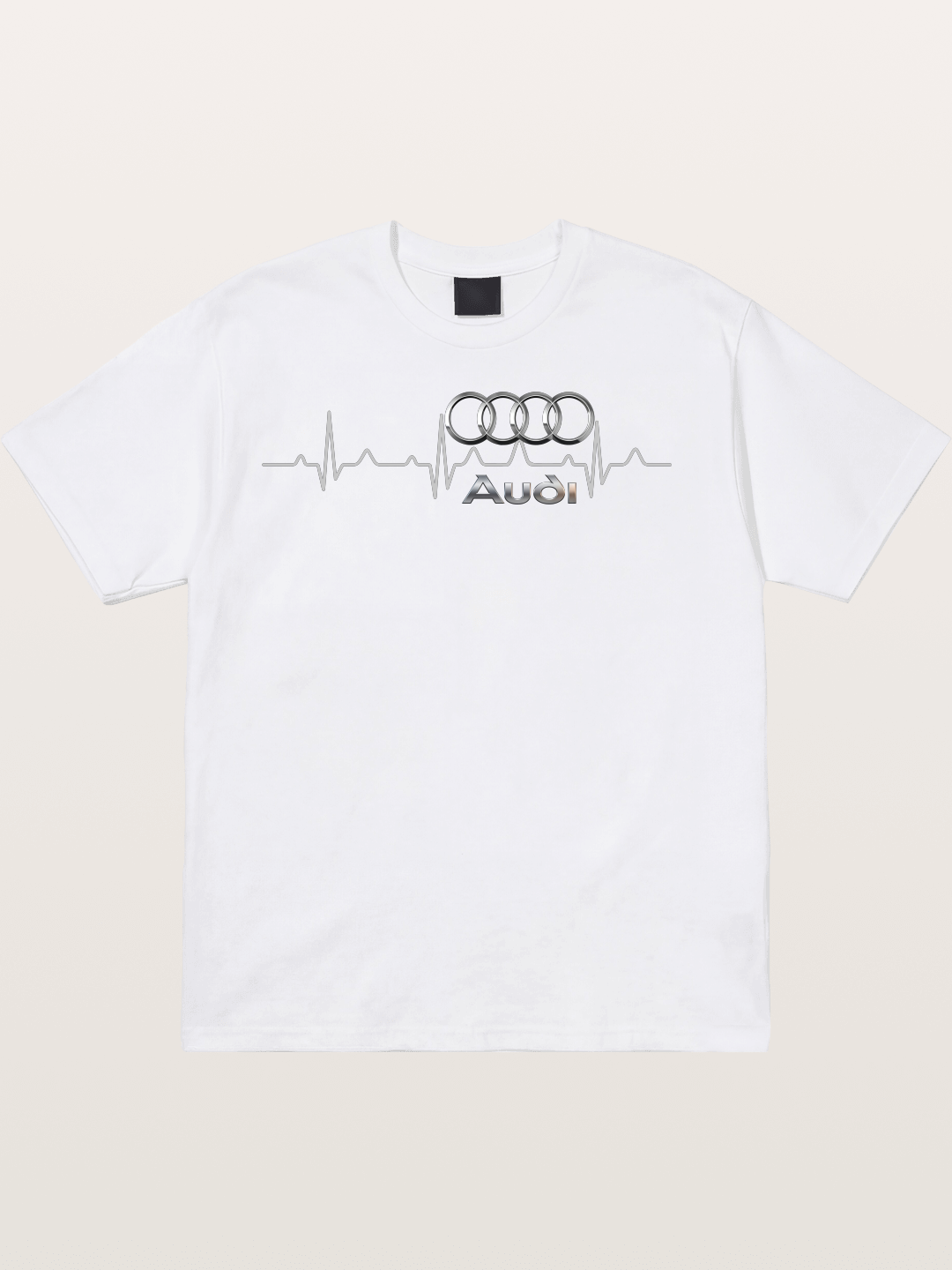 Audi Heartbeat Four Rings Cotton T-shirt