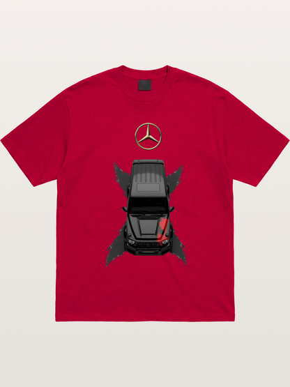 Mercedes Boxy Car Graphic Gildan T-shirt