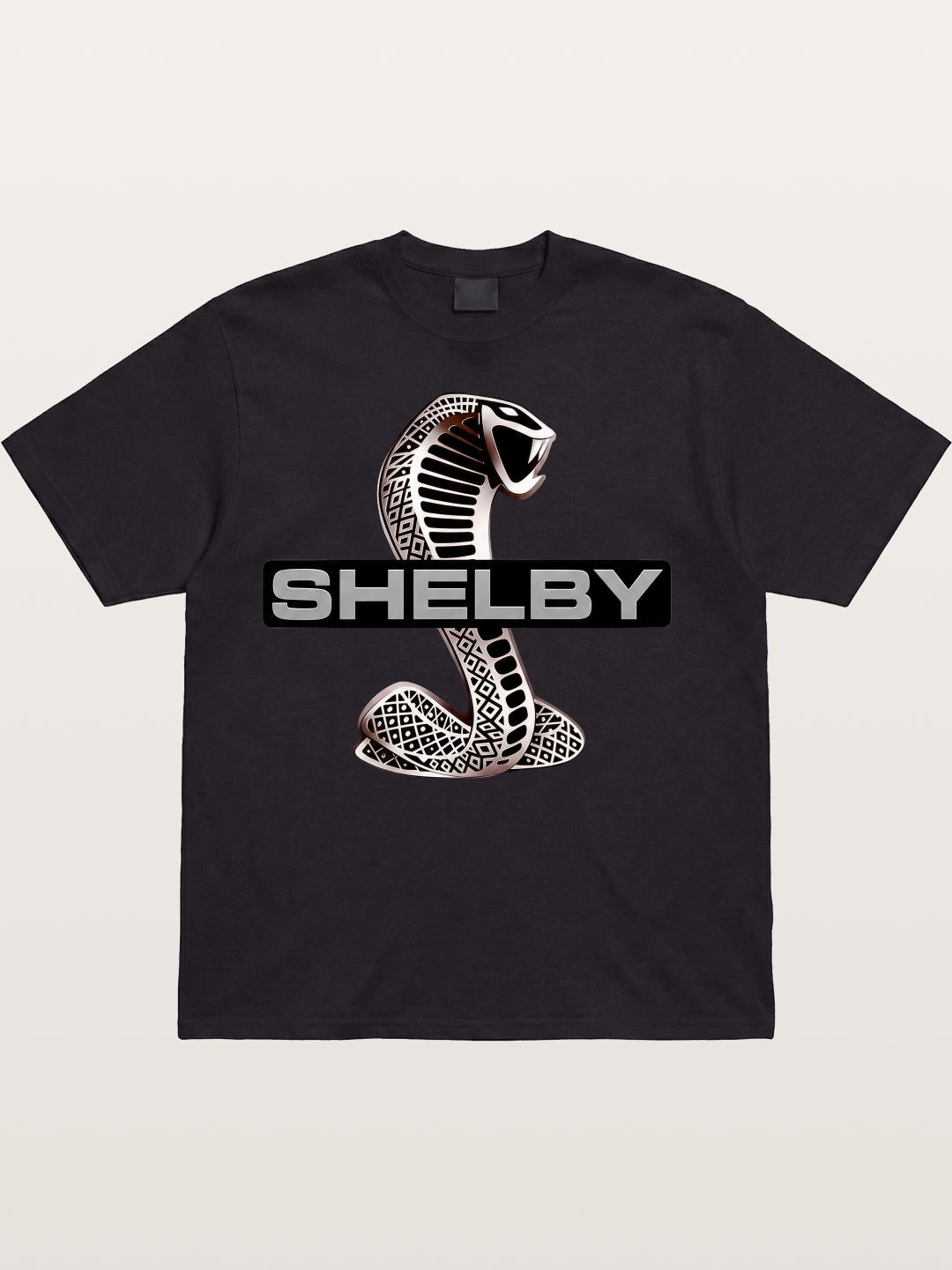 Shelby Cobra Logo Artwork Cotton T-shirt