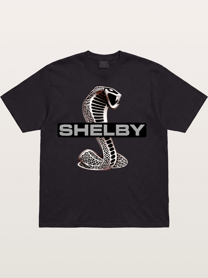 Shelby Cobra Logo Artwork Cotton T-shirt