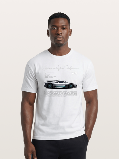 V6 Hybrid Power Cotton T-shirt