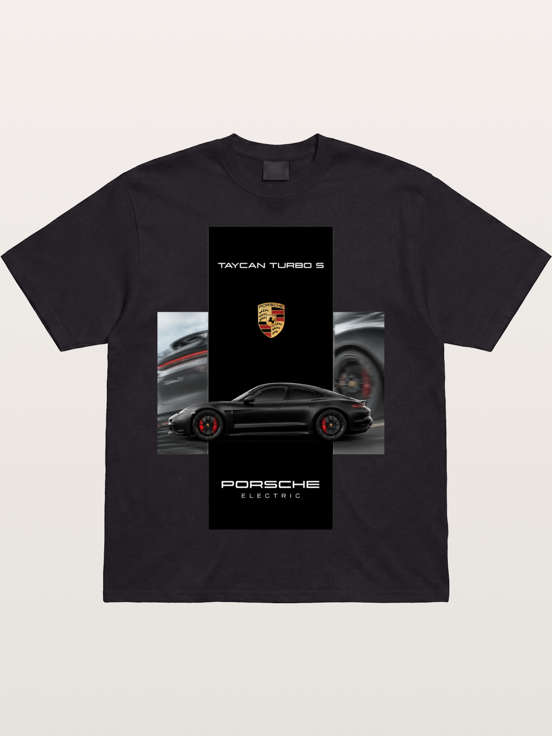 Porsche Taycan Turbo S Electric Cotton T-shirt