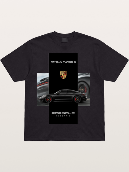 Porsche Taycan Turbo S Electric Cotton T-shirt