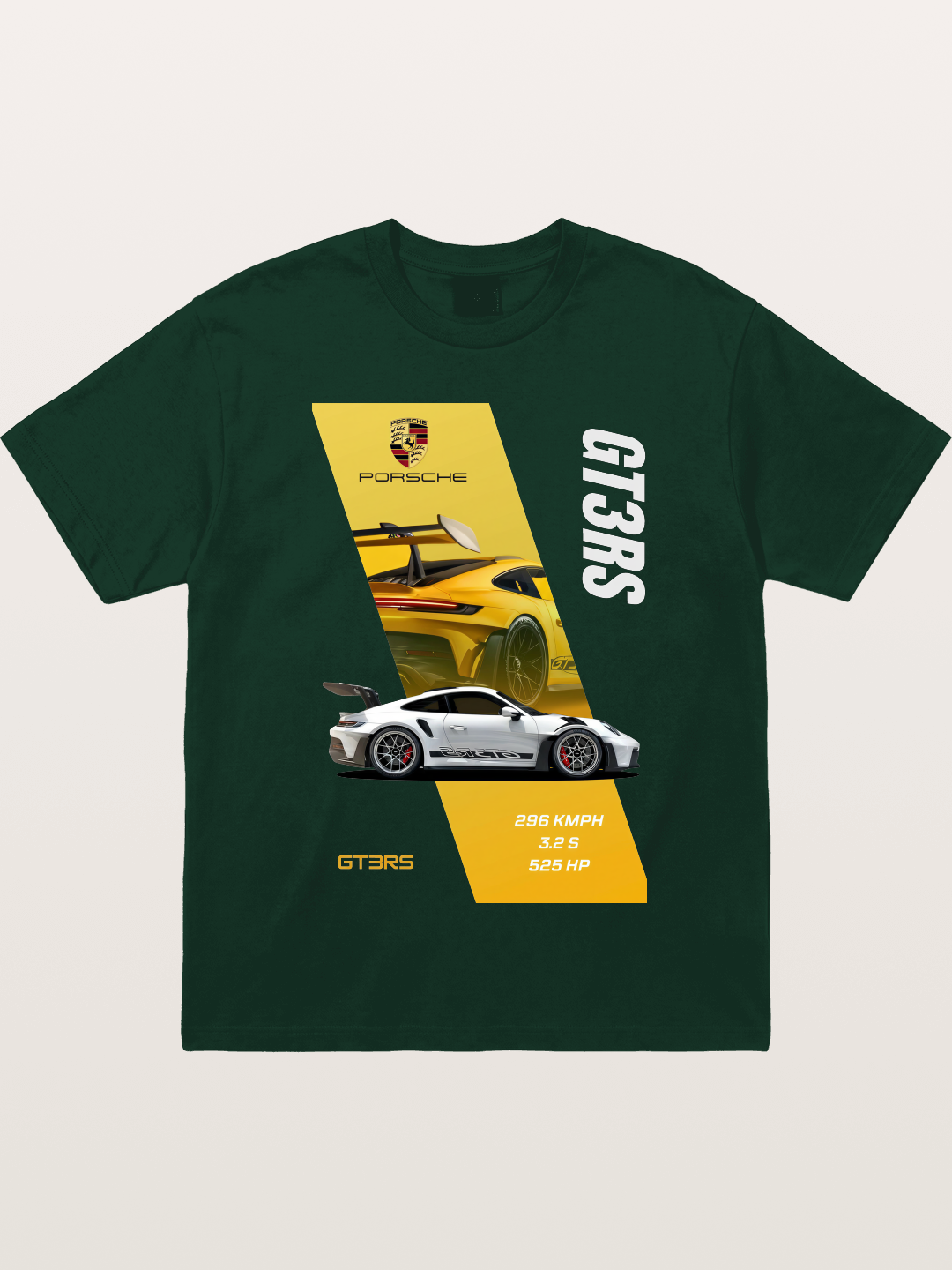 Dual 911 GT3 RS Poster Gildan T-shirt