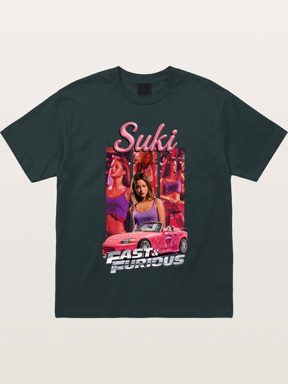 Fast & Furious Pink Crew Gildan T-shirt