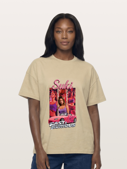 Fast & Furious Pink Crew Gildan T-shirt