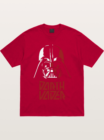 Darth Vader Red White Helmet Gildan T-shirt