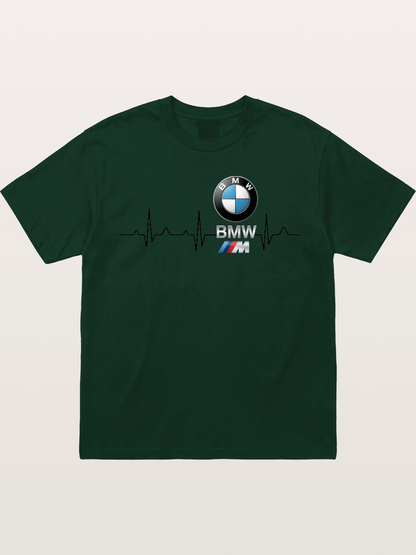BMW Heartbeat Logo Art Gildan T-shirt