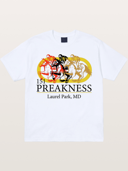 Preakness 151st Horse Racing Art Gildan T-shirt