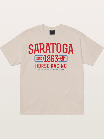 Saratoga Horse Racing Since 1863 Cotton T-shirt