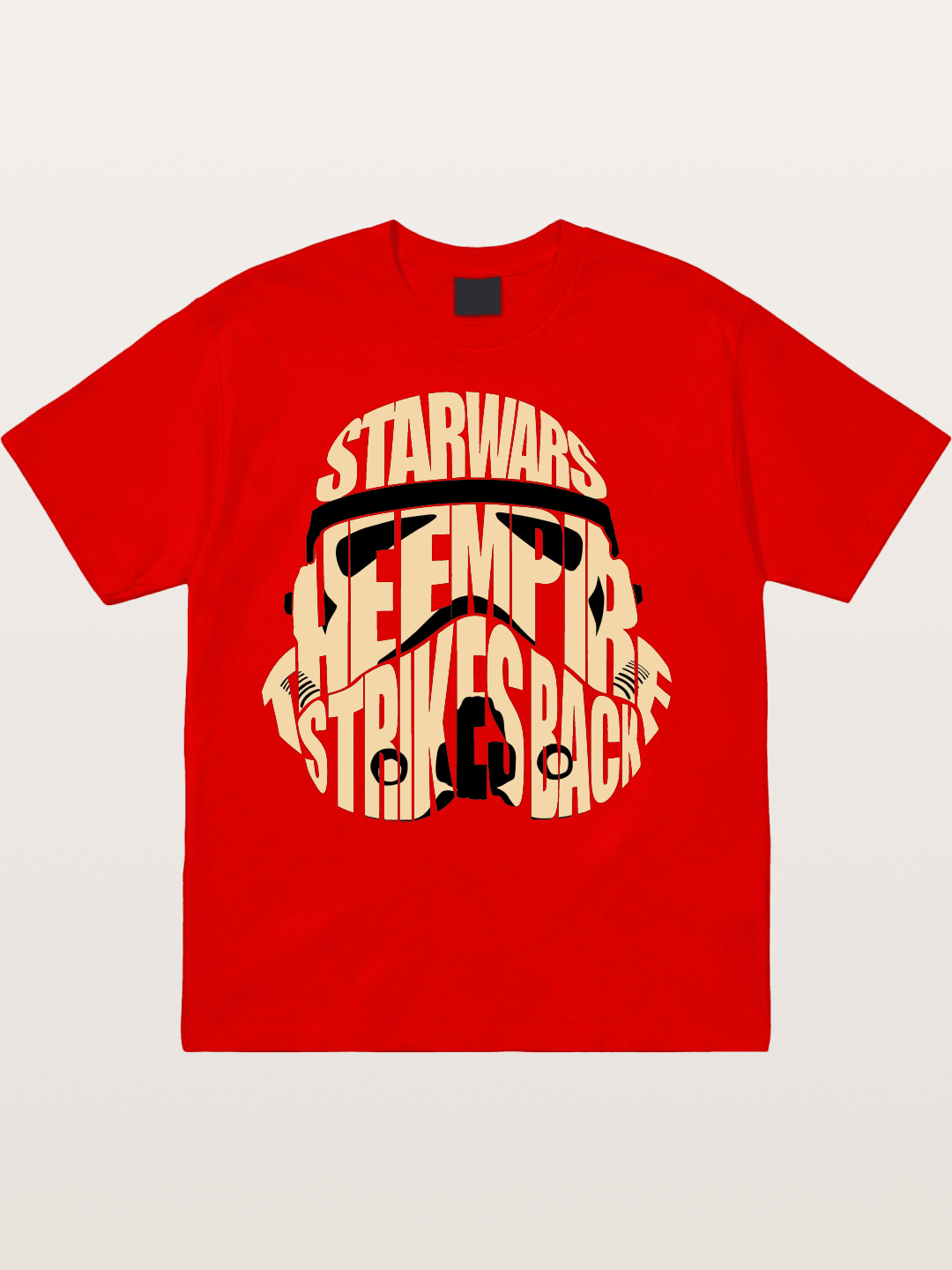 Star Wars Stormtrooper Word Art Design Cotton T-shirt
