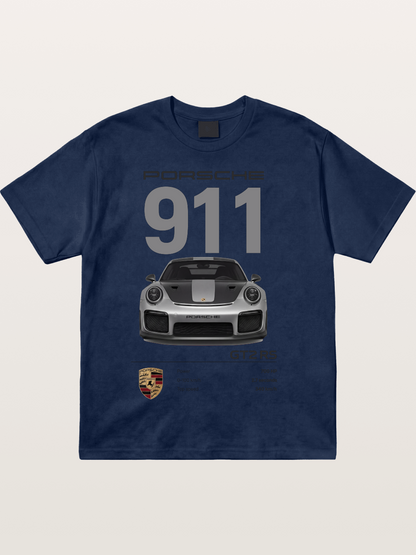 Porsche 911 GT2RS Front View Specs Cotton T-shirt