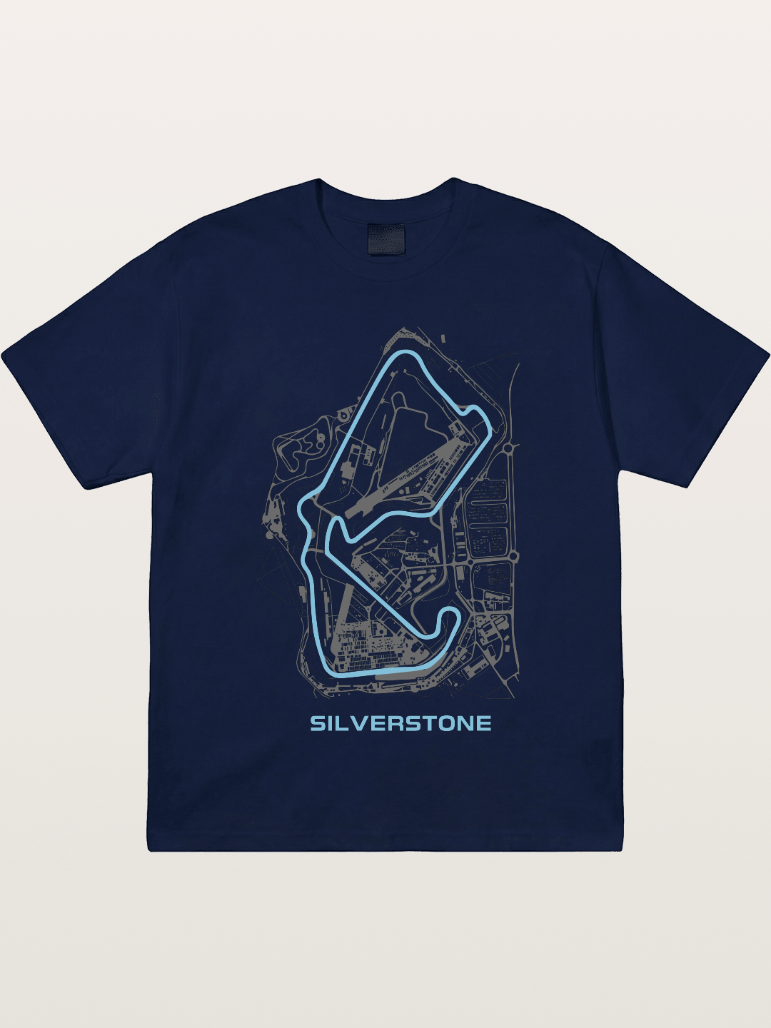 Silverstone F1 Circuit Map Gildan T-shirt