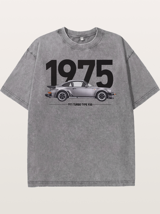 Porsche 911 Turbo 1975 Classic Washed T-shirt