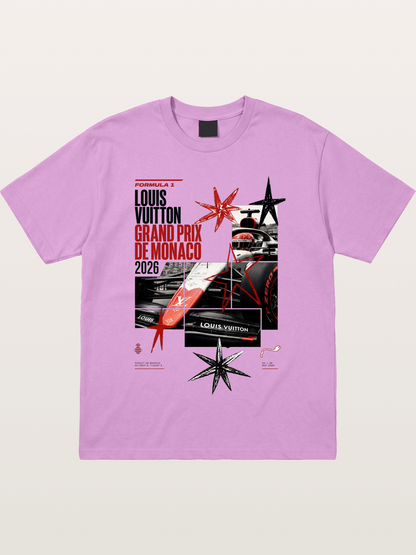 LV Monaco F1 Collage Art Gildan T-shirt