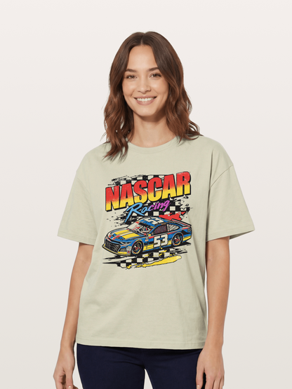 Checkered Flag 53 Cotton T-shirt