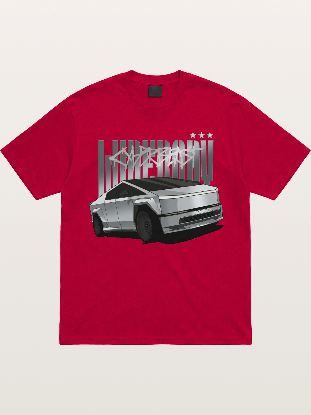 Cybertruck Graffiti Typography Gildan T-shirt