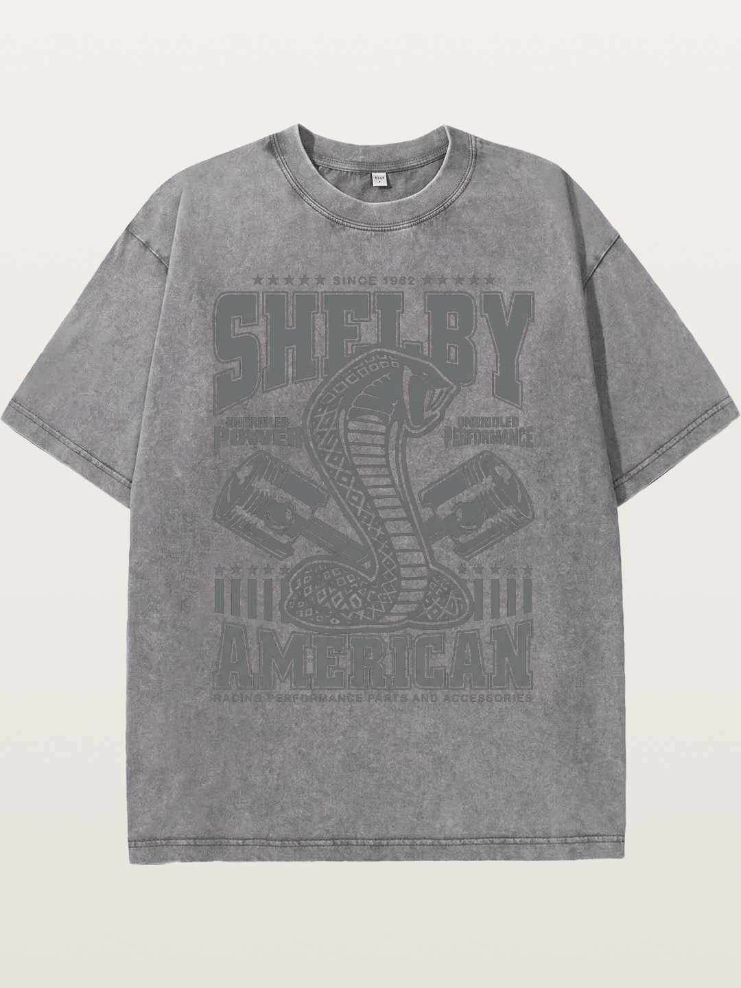 Shelby American Cobra Print Washed T-shirt
