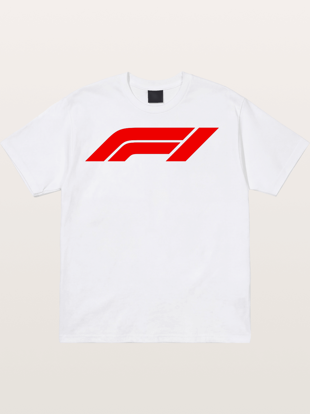F1 Official Red Logo Cotton T-shirt