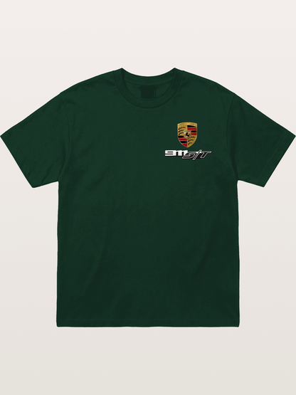 Porsche Crest With 911 ST Gildan T-shirt