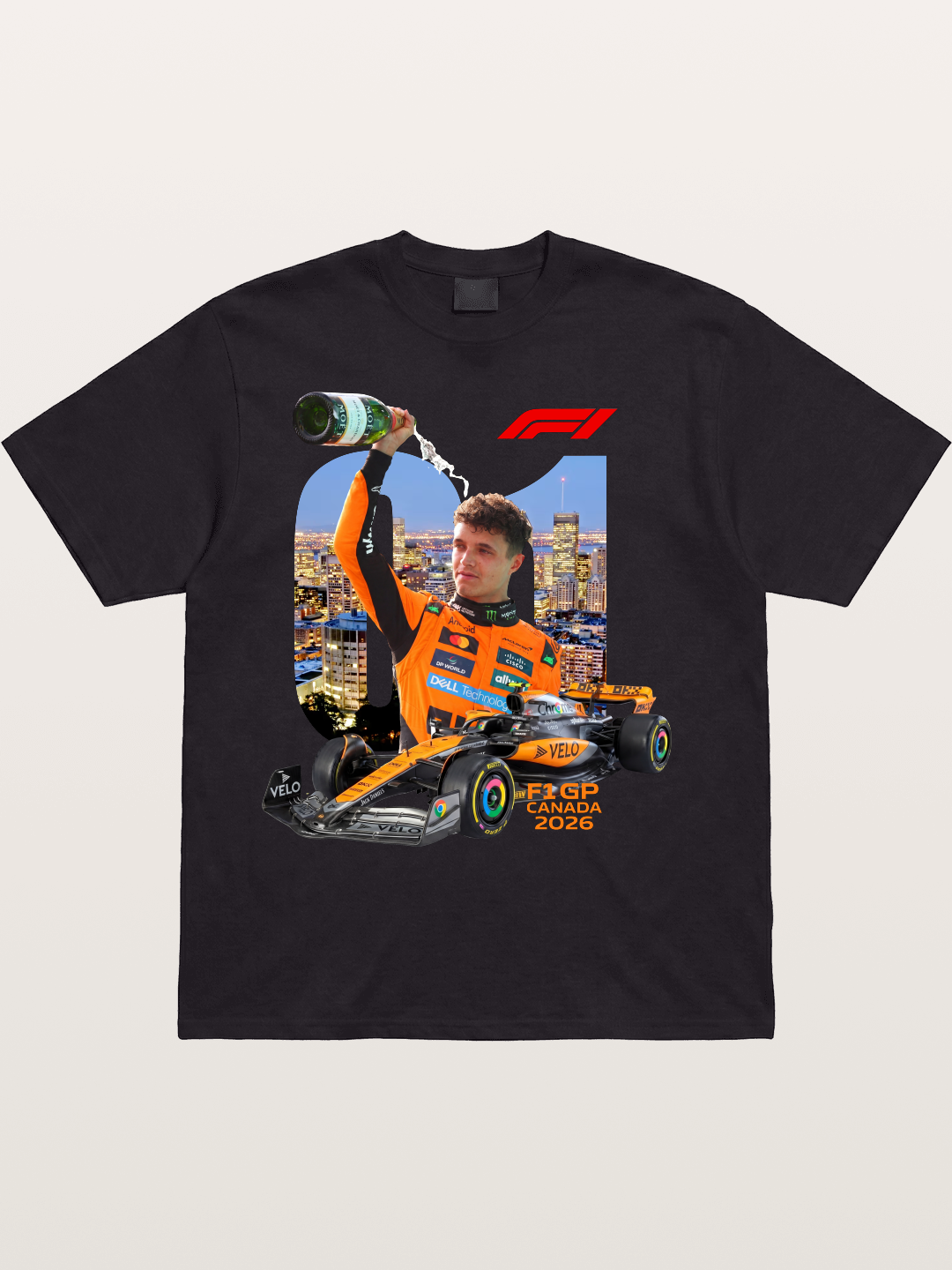 Lando Norris Canada GP 2026 Win Cotton T-shirt