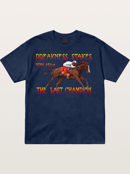 2026 Preakness Race Horse 1 Silks Cotton T-shirt