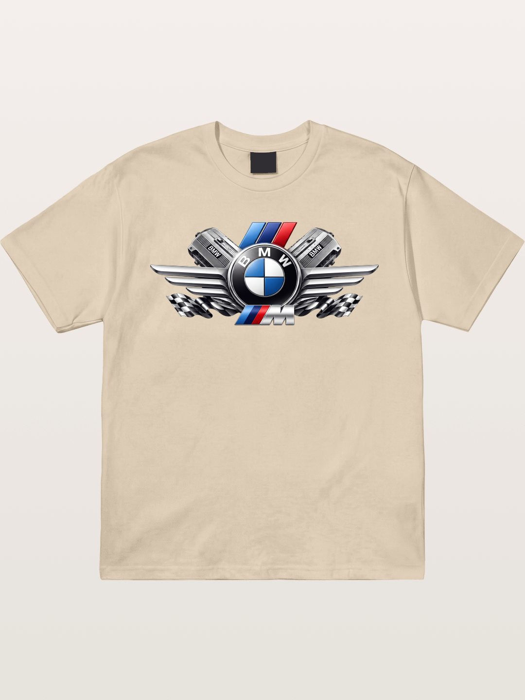 BMW Engine & Logo Wing Design Gildan T-shirt
