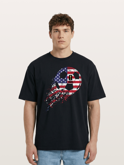 American Flag WC 2026 Ball Cotton T-shirt