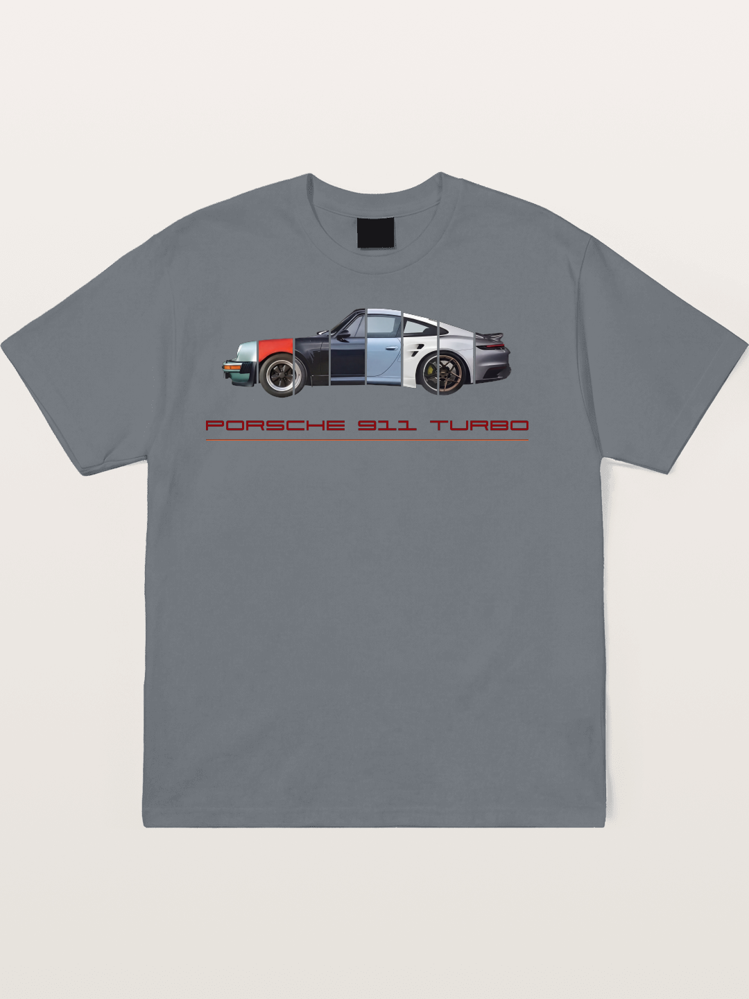Porsche 911 Turbo Split Sections Cotton T-shirt
