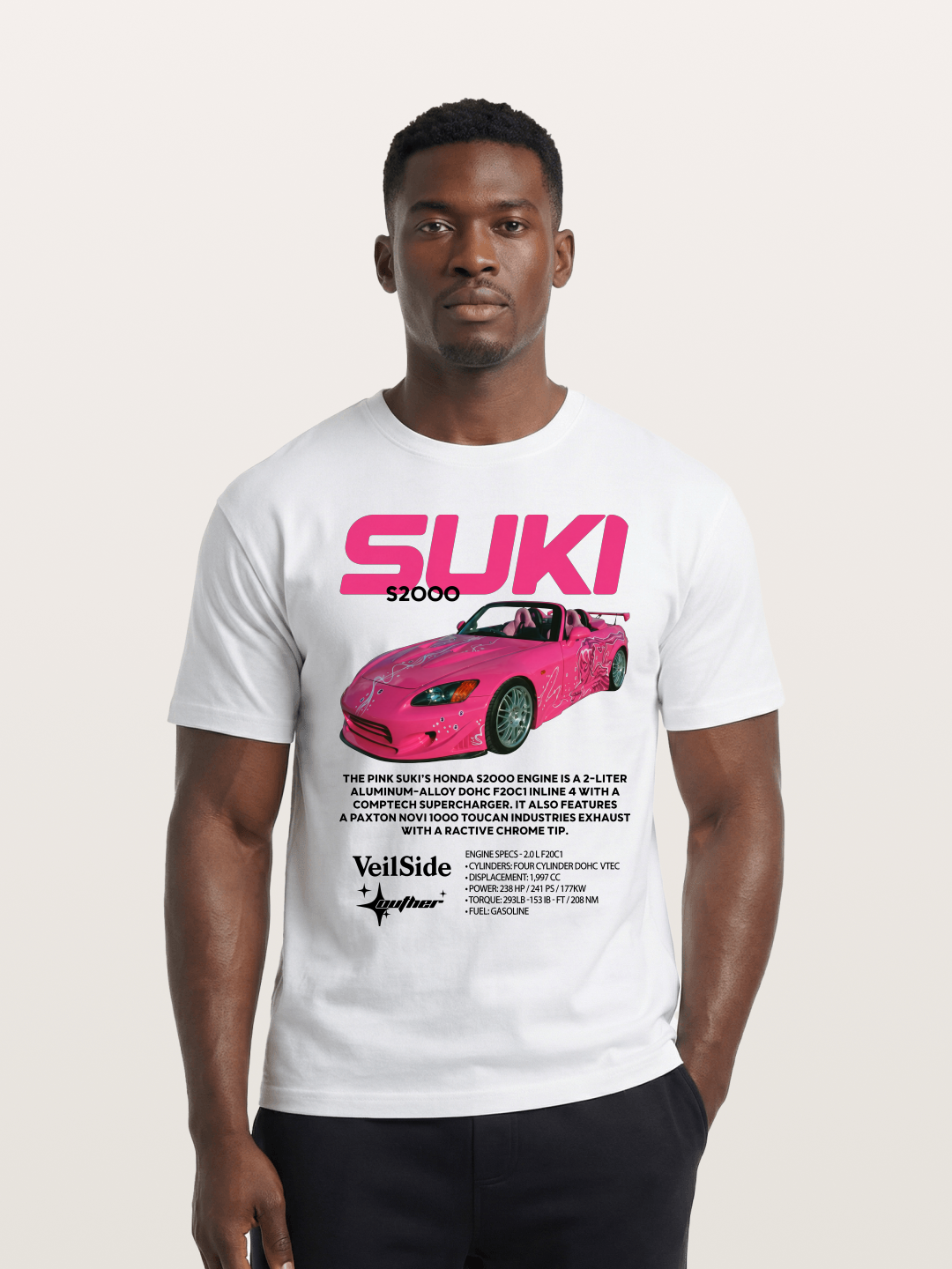 Suki's S2000 Fast & Furious Cotton T-shirt