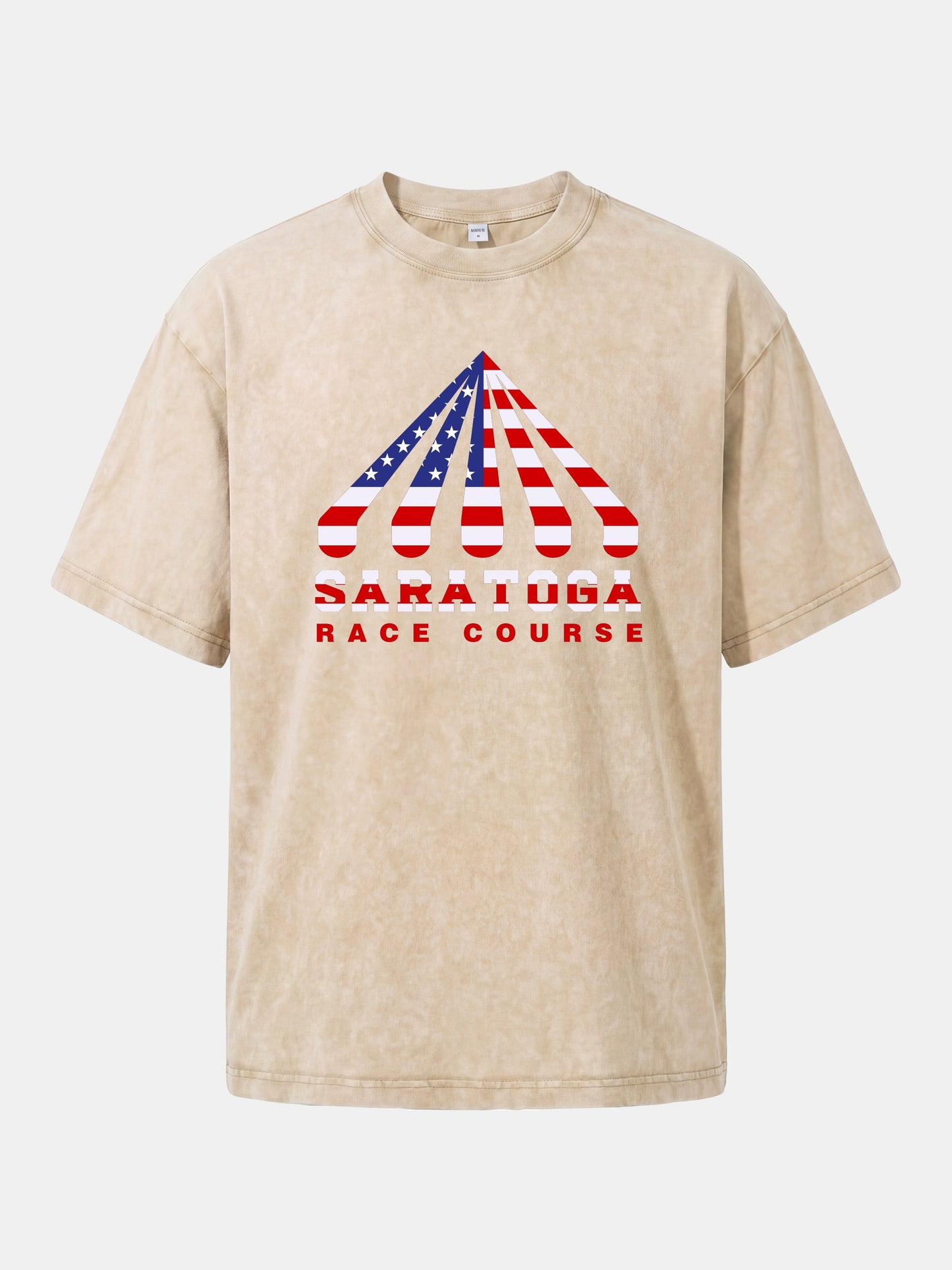 Saratoga Star Spangled Tent Top Washed T-shirt