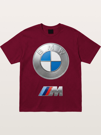 BMW M Series Metal Emblem Gildan T-shirt
