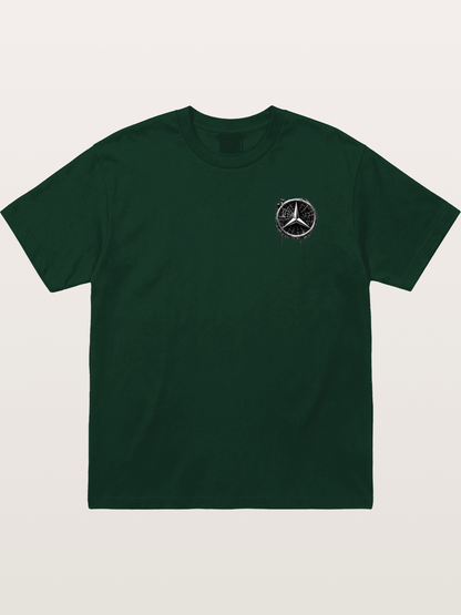 Mercedes Spider Web Logo Art Gildan T-shirt
